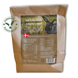 Naturligvis Kaninfoder - 3 kg