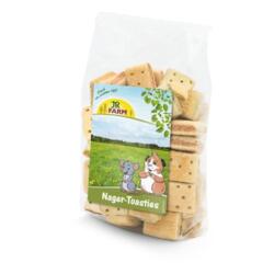 JR Farm Gnaver Toasties sprøde grøntsagskiks til gnavere og dværgkaniner (200 g)