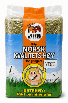 To Gode Naboer urtehø med mineraler (500g) - naturligt gnaverhø