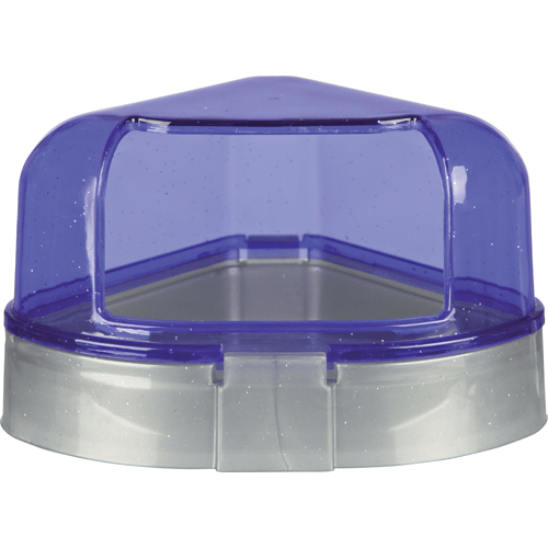 Hjørnetoilet med tag til hamster