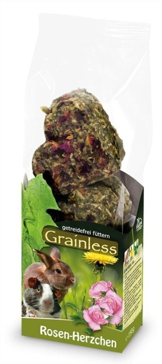 JR Farm Rosenblomst Hjerter - Kornfri