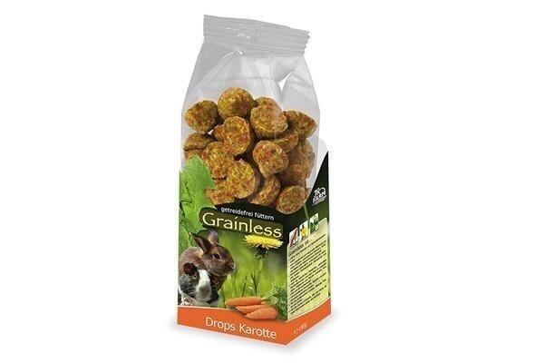 JR Farm Drops Gulerod 140gr. - Kornfri