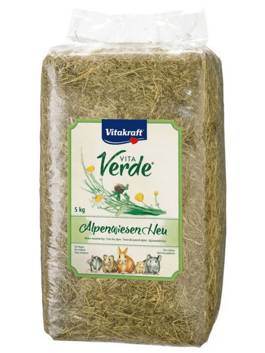 Vitakraft Vita Verde Alpehø Kompakt 5 kg | Hø til kaniner og små gnavere