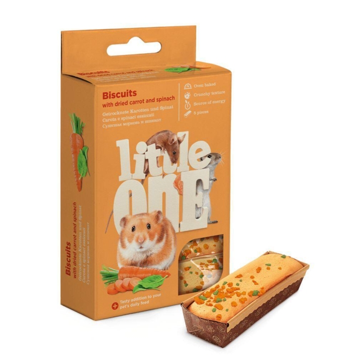 Little One Biscuits Carrot and Spinach 5x7 g