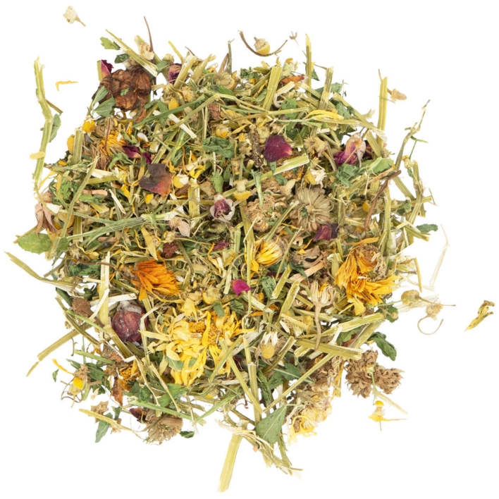 JR Farm Blomsterhav i Spand 5L/600g – Naturlig snack til gnavere og dværgkaniner