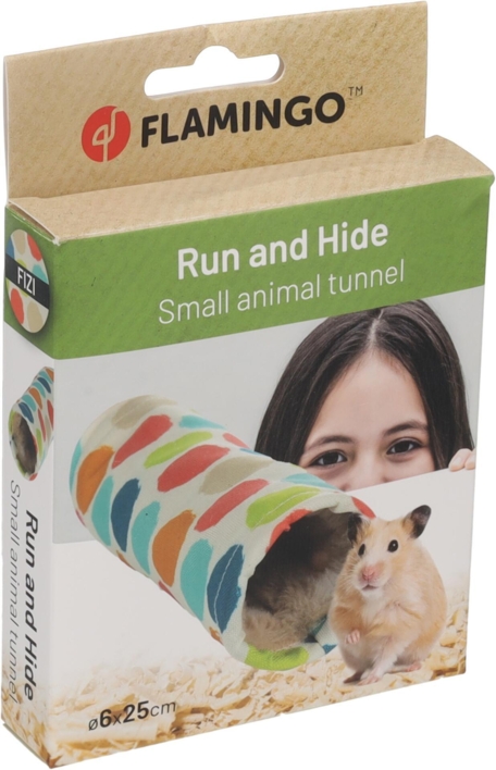 Tunnel Fizi Multicolour for hamsters (25 x 6 cm)