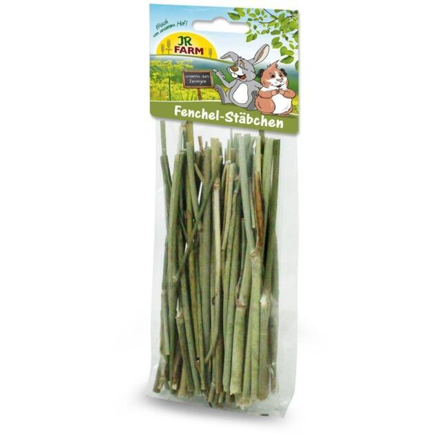 JR Farm Fennikel Sticks naturlig snack til gnavere dværgkaniner og prydfugle (15 g)