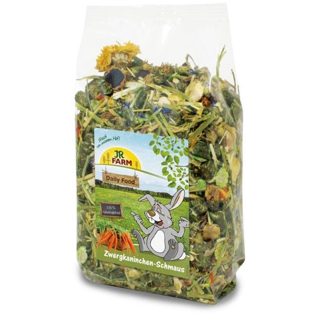 JR Farm Dværgkaninfoder kornfrit fuldfoder med højt fiberindhold (1,2 kg)