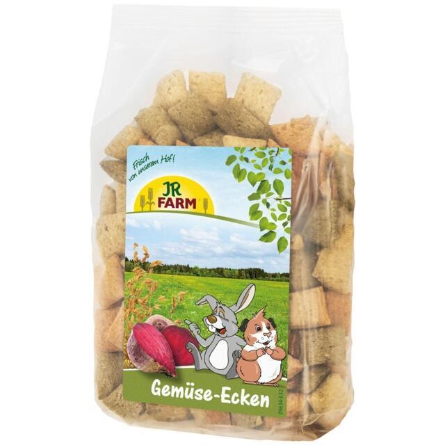 JR Farm Grøntsagskanter sprød snack til gnavere og dværgkaniner (100 g)