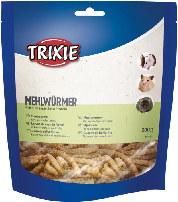 Tørrede Melorme 200 g | Proteinrigt tilskudsfoder til hamster