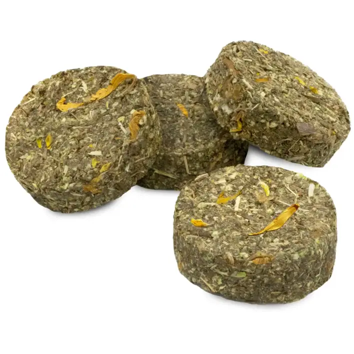 JR Farm Grainless Mælkebøtte & Solsikke Urteruller 70 g | Naturlig snack til kanin og gnavere