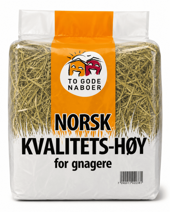 To Gode Naboer timothyhø 2 kg - naturligt gnaverhø
