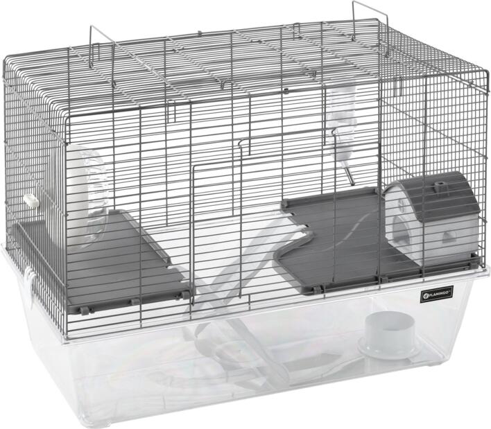 Flamingo Rafi Gnaverbur Rummeligt Hamsterbur 63x36,5x44,5cm