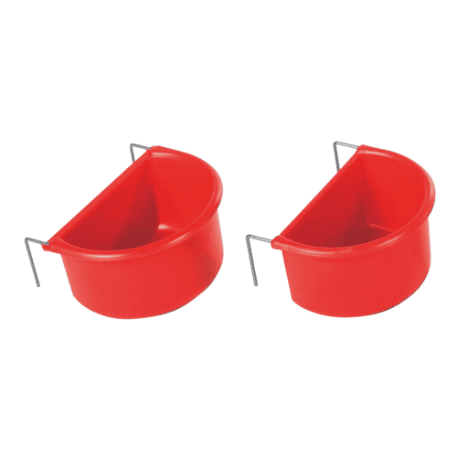 Hængekar til fuglebur 2 stk | Foderskåle til ophæng