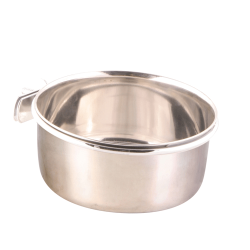 Steel bowl with screw mount ø12cm