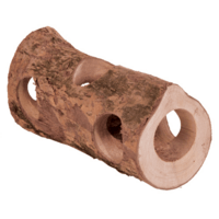 Natural wood rodent tunnel 20 cm
