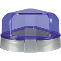 Hjørnetoilet med tag til hamster