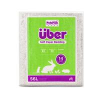 ÜBER Paper Bedding 56 L White