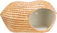 Peanut ceramic hamster house