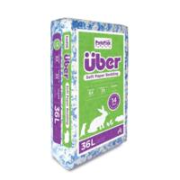 ÜBER Paper Bedding 36 L Blue/White