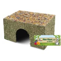 JR Farm Hay House with Flowers - Large