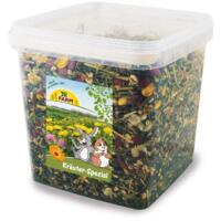 JR Farm Special herb mix in Bucket – (5L / 1500g) Natural Snack for Rabbits and Rodents