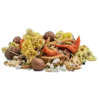 JR Farm Tiny Treats Nødde Mix 300 g | Snack med nødder og melorme til gnavere