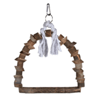 Bird Toy Wooden Swing 15x20cm